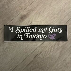 Olivia Rodrigo GUTS Bumper Sticker